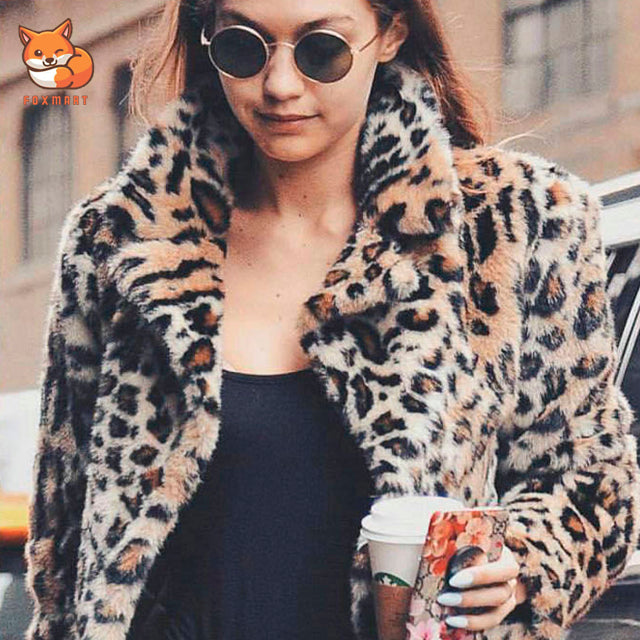 Leopard fleece coat 2020