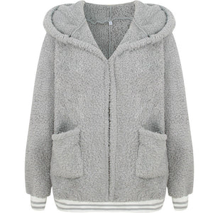 Hooded fleece coat 2020